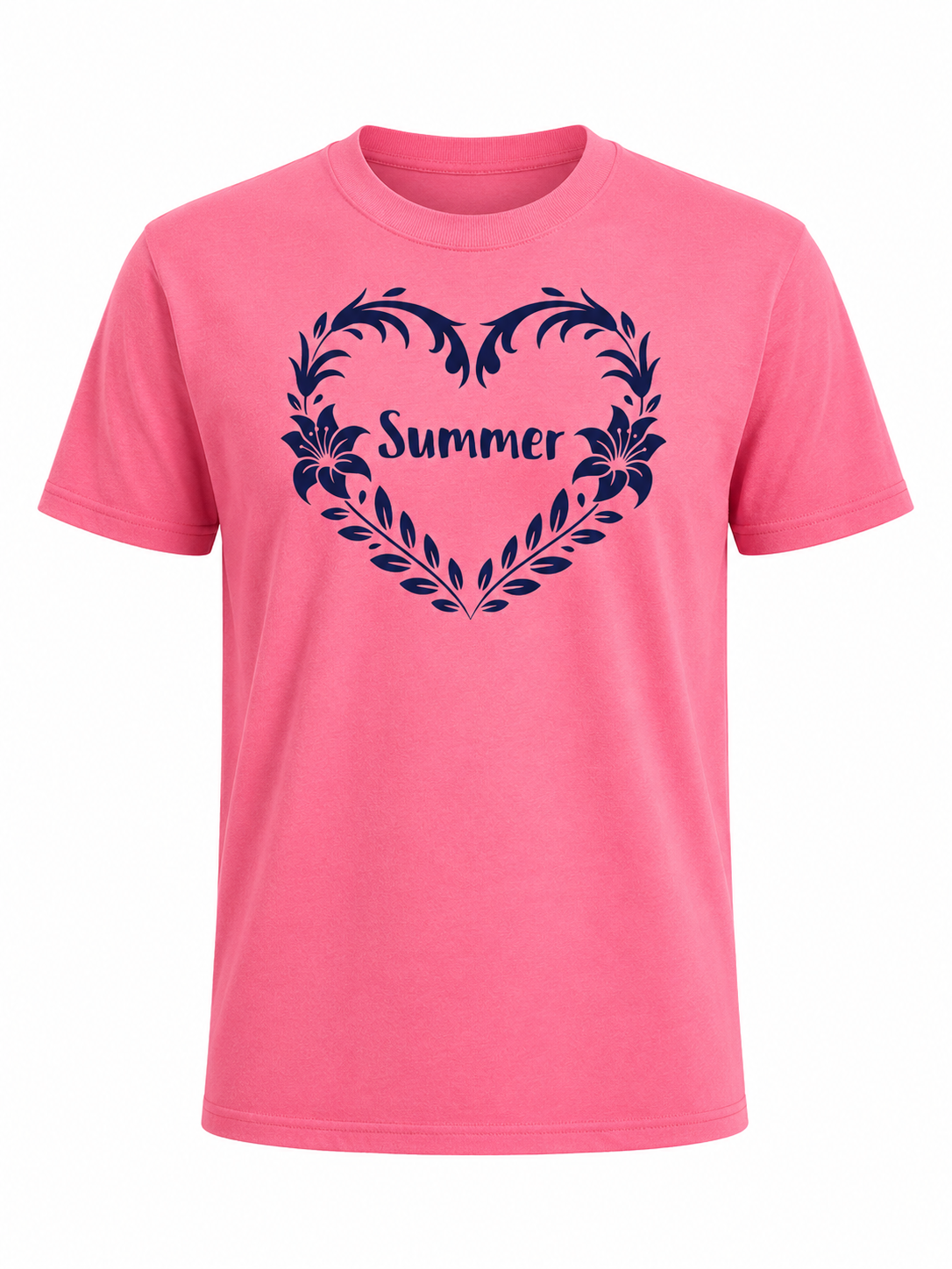 Summer Floral Heart Tee