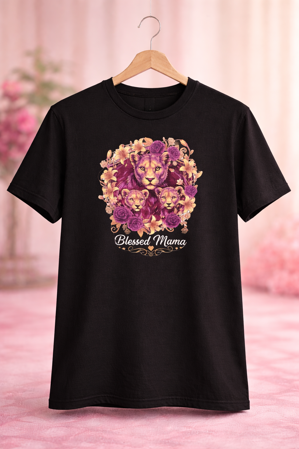 "Blessed Mama" Tee - Black