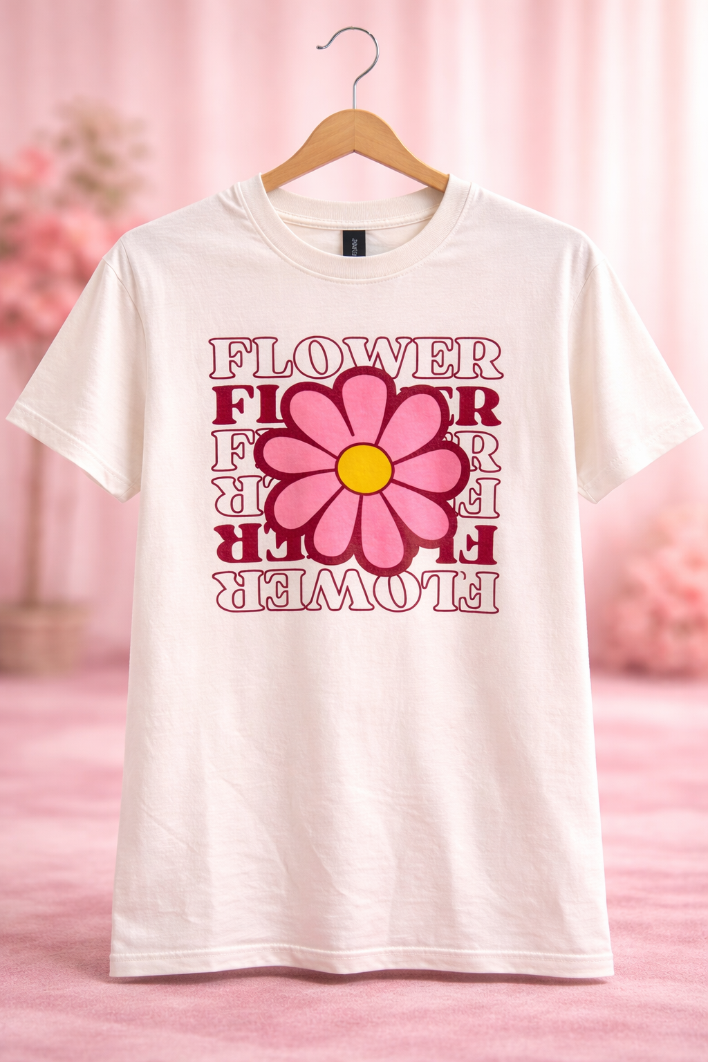 "Flower" Retro Daisy Tee