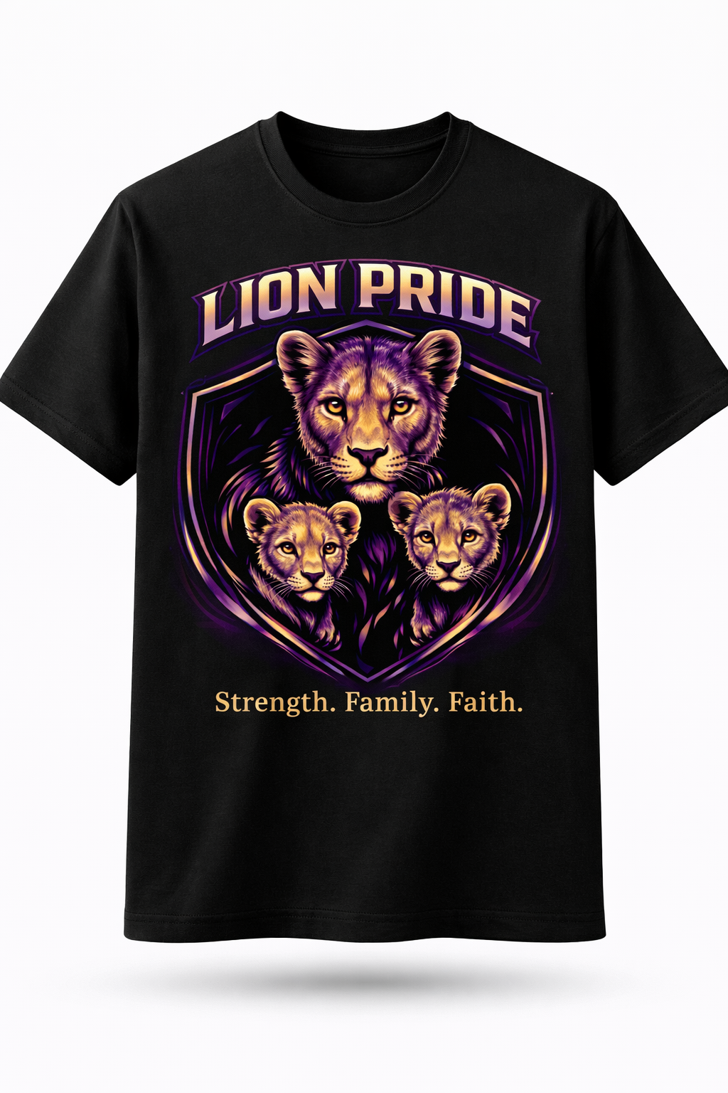 Lion Pride Classic Tee - Black